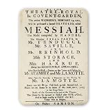 Playbill advertising a performance of.. - Mouse Mat Art247 Highest Quality Natural Rubber Mouse Mats - Mouse Mat