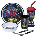 Zac Designs Spectacular Spiderman 6-pc. Dining Set