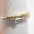 14K Two-Tone Gold Diamond Promise Ring