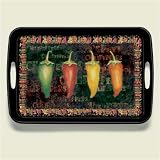 Serving Tray ~ Chili Peppers~ 18 inches x 12 inches ~ melamine plastic ~ code 264
