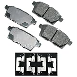 Akebono ACT1259 ProACT Ultra-Premium Ceramic Brake Pad Set by Akebono