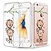 iPhone 6 Plus Case, Cartoon iPhone 6 Plus Case, ESR Clear Soft TPU Back Cover Bumper [Ultra Thin] [Slim Fit] Protective Case with Cute Print for 5.5 inches iPhone 6s Plus / 6 Plus (Love-Monkeys)