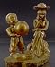 Figure NEO One piece X dragon ball Z krillin x robin version gold_s-2
