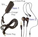 3 Functions in 1 Stereo Headset Headphones Earphones Ear Buds with Mic Microphone and Charger Port Plug and 3.5mm Audio Adapter + Dual Ear Buds Headphones for HTC Google G1, ATT At&t Tilt 8925 Tytn Ii Kaiser, Verizon Sprint Alltell Touch S1 Diamond, Touch Pro, Fuze, Verizon Wireless Xv6800 Xv 6800 Smt5800, Sprint Mogul, Verizon Xv6900 Xv 6900, Cingular 8525, T-mobile Wing Dash Shadow G1 Pda Smartphones Cell Phones