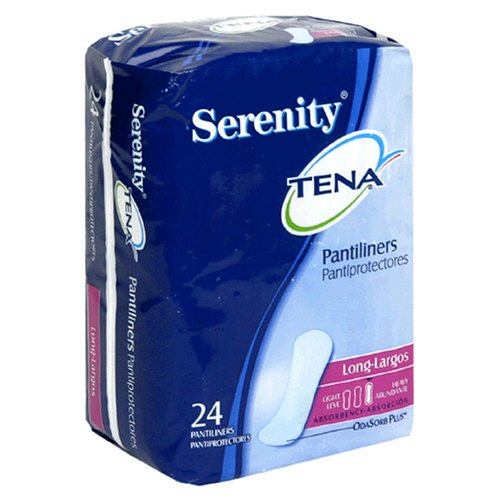 Tena Serenity Pantiliners, Long, 24 pantiliners (Pack of 6)