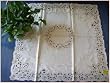 Gorgeous Embroidered Cutwork Light Golden Table Cloth36"