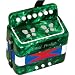 Musical Instruments : Child Prodigy Children's Toy Accordion - Green