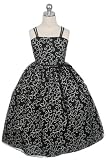 New Sequined Embroidered Tea Length Party Dress (Assorted Colors) Sz 4 to 16 Girls