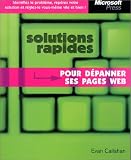 Solutions rapides pour d�panner ses pages Web