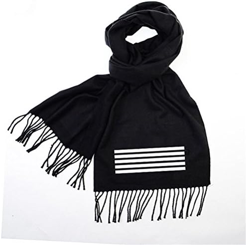 KPOP Bigbang MADE Support Scarf GD TOP Mens Womens Long Soft Shawl Scarves YG (Black)