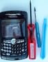 Glossy/Stealth Black Full Housing for RIM BlackBerry Curve 8300/8310/8320 Plus Torx Screwdriver T5, T6 and plastic opener