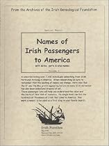 Names of Irish Passengers to America