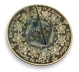 Rome RM2355S Brass Seasons Sundial