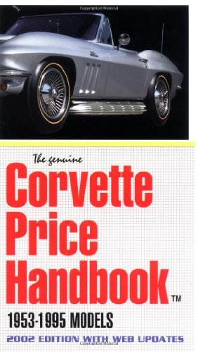 corvette price handbook 1953 1995 models