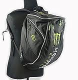 (モンスターエナジー)黒色オートバイ  観光 アウトドア 自転車 ヘルメット バッグ 東洋自転車