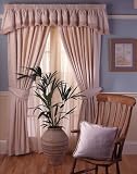 Katrin Lined 3 Pencil Pleat Curtains - Natural (229cm x 137cm)