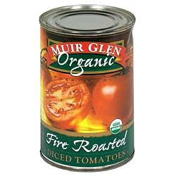 Muir Glen Organic Diced Tomatoes, Fire Roasted, 14.5-Ounce Cans (Pack of 12)