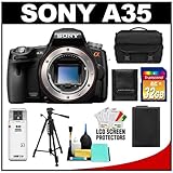 Sony Alpha SLT-A35 Translucent Mirror Technology Digital SLR Camera Body wi ....