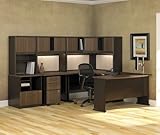 Modular Office Furniture Set 2 - Series A Walnut Collection - Bush Office F ....