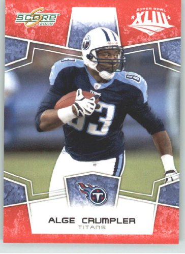 2008 Donruss / Score Super Bowl XLIII Limited Edition #318 Alge Crumpler - Tennessee Titans (Football Cards)