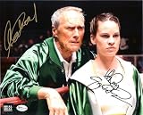 Clint Eastwood & Hillary Swank Million Dollar Baby Autographed 8x10 Photo