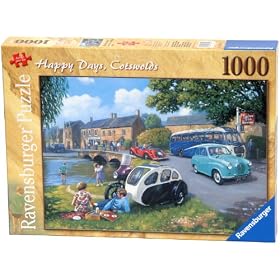 Ravensburger Happy Days Cotswolds 1000 Piece Jigsaw Puzzle