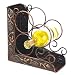 Old Dutch International 9� Inch x 4� Inch x 10� Inch Antique Embossed 3 Bottle Wine Rack Bookend