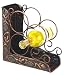 Old Dutch International 9¾ Inch x 4¾ Inch x 10¾ Inch Antique Embossed 3 Bottle Wine Rack Bookend