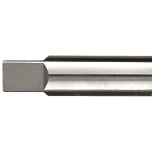 Alvord Polk 155-0 High-Speed Steel Taper Pin Reamer, Straight Flute, Round Shank, Uncoated (Bright)