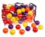 Pack of 100 Balls for Moose Mountain Playsets - 3.1" Diameter in 5 Colors