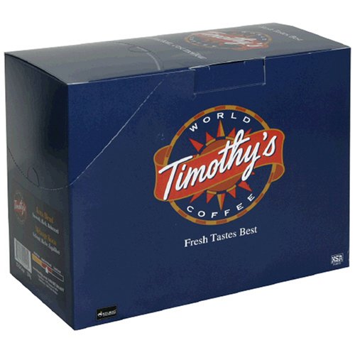 Timothy's World Coffee, Kona Blend, K-Cups for Keurig Brewers, 25-Count Boxes (Pack of 2)