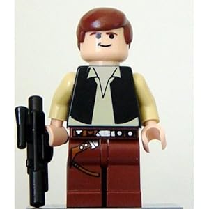 Lego Star Wars Han Solo Minifigure With Blaster