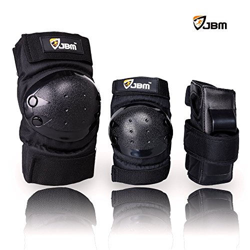 JBM Children / Kids Protective Gear Sports Safety Pad Safe guard Inline Roller Skating Biking Knee Elbow Wrist Support Pad for bicycling and roller skating
