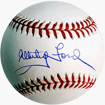 Whitey Ford Autographed MLB Baseball