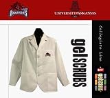 Arkansas Razorbacks Scrub Style Short Consultation Jacket from GelScrubs - B000BJKF1O