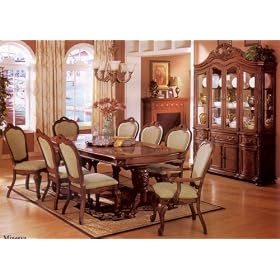 Magnificent Marble top Pedestal table Side, Arm Chair by Cross Country Furniture