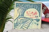 "FLORIDA & THE SUNNY SOUTH" VINTAGE FLORIDA SIGN 14" - RESTAURANT DECOR