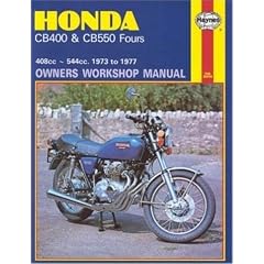 Honda 400 and 550 Fours Owner's Workshop Manual (Motorcycle Manuals)