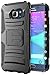 E LV Holster case for Galaxy S6 Edge Plus - Shell Holster Combo with Belt Clip and Kickback Stand - case Cover for Samsung Galaxy S6 Edge Plus