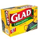 Glad Lawn & Leaf Bags with Drawstring, 39 Gallon 27 bags