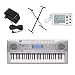 Casio CTK800 Keyboard with Power Supply, Stand and Akai Digital Chord Finder
