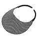 The No Headache Midsize Womens Sun Visor Hat (Black Dot)