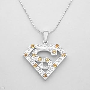 Necklace With 1.30ctw Genuine Citrines Crafted in 925 Sterling silver. Total item weight 10.0g Length 16in
