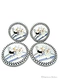 Fat French Chef Burner Stove Covers Kitchen Decor