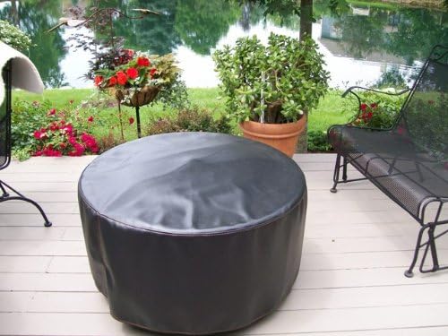 Fire Pit Cover- Black 42 Inch