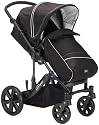 Britax 2000002357 - B-Smart 4 Kombiwagen mit Kinderwagenaufsatz schwarz Thunder