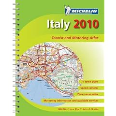 Italy 2010 - Atlas (A4-Spiral) (Michelin Tourist & Motoring Atlases)