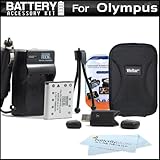 Essential Accessory Kit For Olympus VR-320 VR-310 Digital Camera Includes E ....