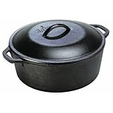 Lodge Logic L10DOL3 7 Quart Dutch Oven with loop handles
