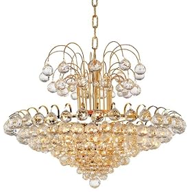 Allure Collection Twelve Light Crystal Chandelier by Vienna Full Spectrum